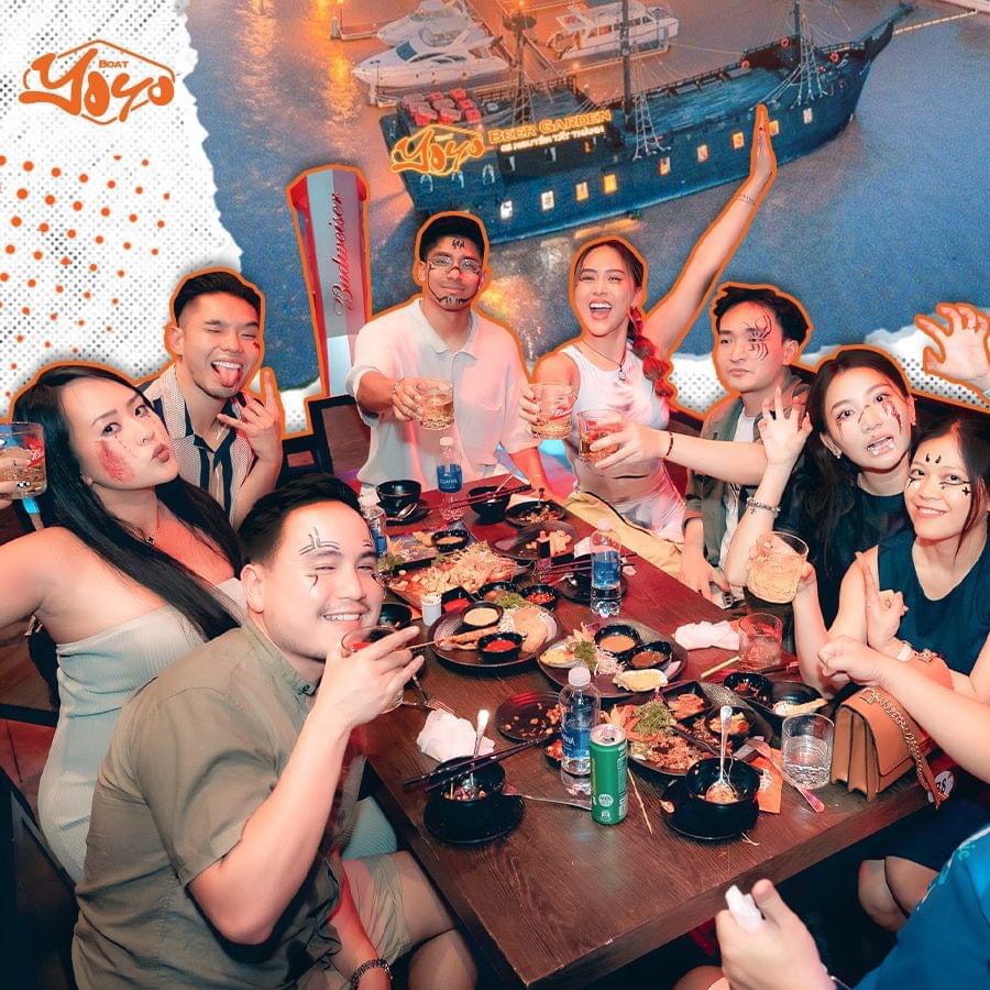 khong gian nha hang yoyo boat,