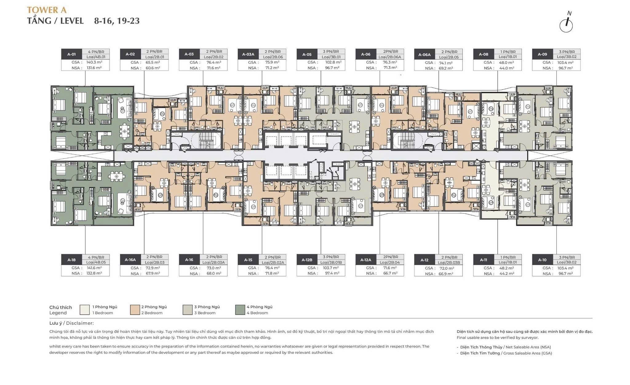 Mat bang tầng thấp a Lumiere Midtown the global city 